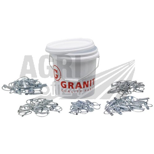 100 stk klappstecker satz - 100, klappstecker-satz