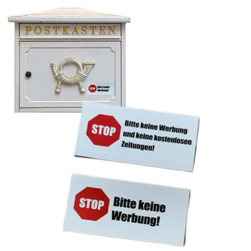 Stop keine werbung bitte - stop,