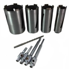 Diamant Bohrkrone trocken Kernbohrkrone Ø 32 - 182 mm lasergeschweisst