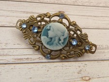 Kleine Haarspange mit Kamee