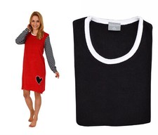 Damen Frottee Kurznachthemd