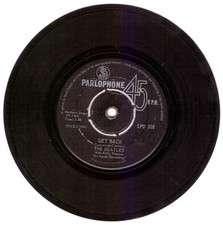 Beatles, Single 7", South Africa, Get Back, Parlophone SPD-508