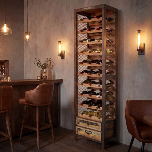 Massivholz weinregal bodega - massivholz,