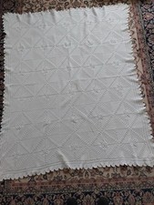 Tagesdecke aus Baumwolle, Vintage, Handarbeit.