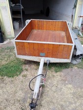 DDR Autoanhänger,Gebraucht mit Papiere, kein TÜV,Eigenbau,guter Zustand,