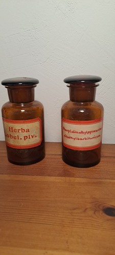 Alte apothekerflaschen - ,