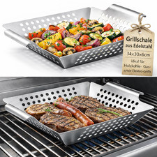 Grillschale edelstahl - grillschale,