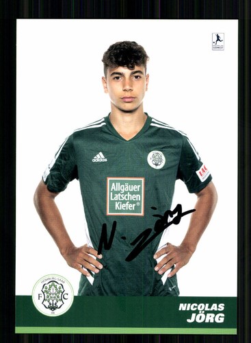 Nicolas jörg autogrammkarte - jörg,