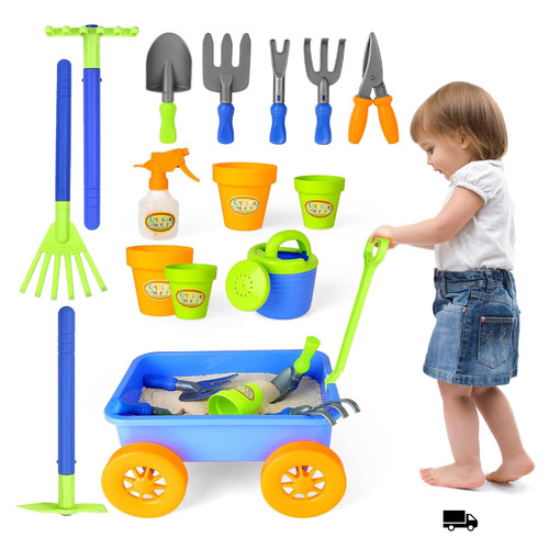 Gartenset mit schubkarre - mit,