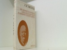 Conrad Ferdinand Meyer. Die großen Klassiker. Schnierle, Herbert: