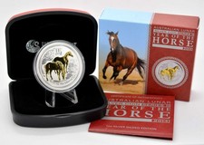 1 OZ 999 Silber Lunar II 2014