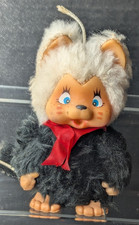VINTAGE Mini Monchhichi Monchichi Sekiguchi bewegliche Klammerarmen ca.8 cm RARE