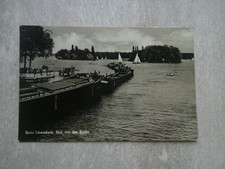 AK Berlin Schmöckwitz Boot Schiff Dampfer Binnenschiff Hafen Anlegestelle 1957