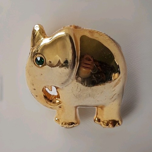 Vintage elefant brosche - vintage,