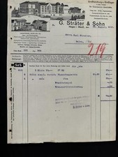 Rechnung Sträter & Sohn Hagen 1919 - Landwirtschaftliche Geräte