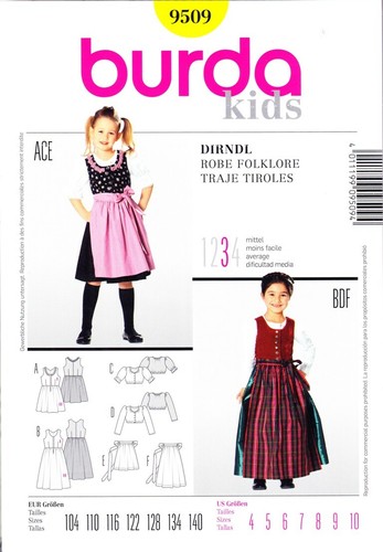 Burda style 9509 dirndl - nr.,