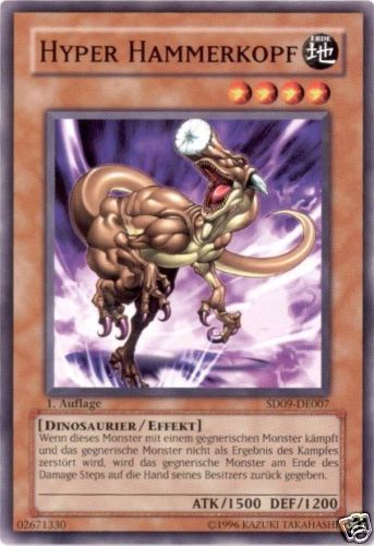 Hyper hammerkopf - yu-gi-oh,