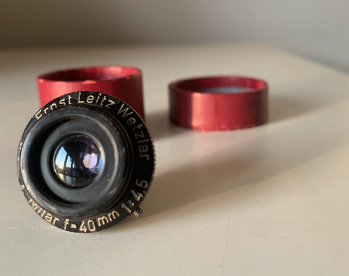 Leitz wetzlar milar 40mm 5 - milar, f/4.5