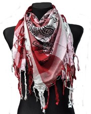 Vierecktuch Schal Palituch Halstuch Tuch Stola Fransen Faltens​chal Unisex Neu