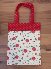 Kindertasche Stofftasche Erdbeeren Strawberry  Daniela Drescher /Dollbelge Neu￼