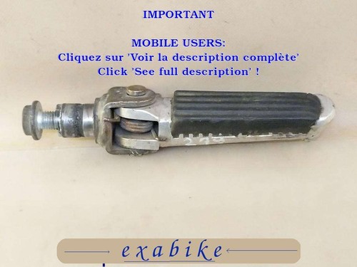 Fußrastenanlage vorne rechts