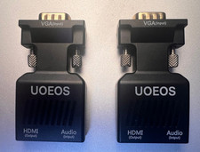 2 x HDMI zu VGA Adapter Konverter Audio & Video, gebr. TOP, kaum benutzt