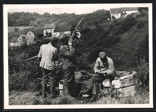 Foto drei soldaten in - foto-ak,