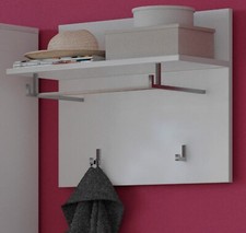 Flur Garderobe Paneel in weiß