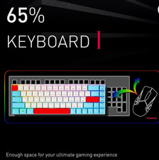 CHERRY MX-LP 2.1 Compact Wireless Tastatur RGB Low Profile Speed DE Bluetooth