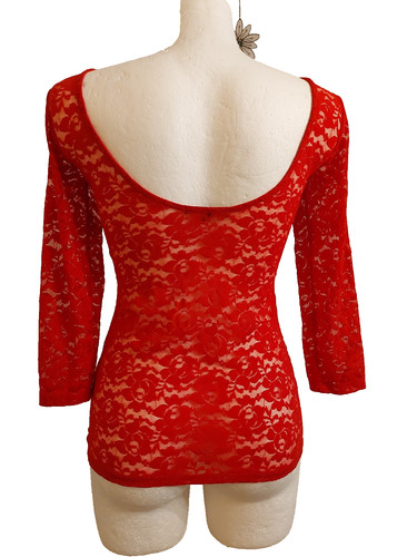 Spitzen shirt pulli bluse - spitzen,