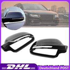 2x Schwarz Spiegelkappen