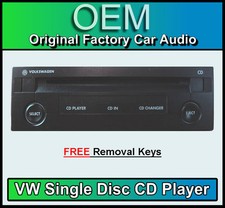 VW Lupo CD player, Single CD
