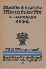 Mecklenburgische Monatshefte