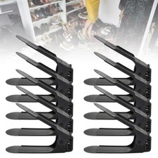 10X Schuhstapler Organizer Verstellbarer Schuhregal Space Saver Schuhhalter Set