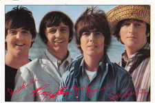 The Beatles  , Band - 1 x Bravo Autogrammkarte - Musiker & Band
