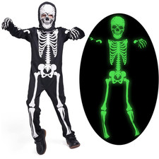 Skelett-Kostüm Glow in the