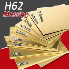 H62 Messingblech 0,5mm-6mm