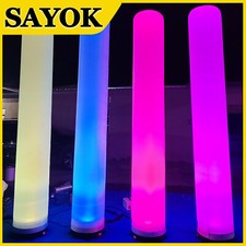 1pc Aufblasbarer Lampenpfosten mit Fernbedienung Bar Party Dekorative Lampe Park