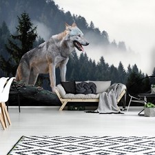 Vlies Fototapete 3D Wolf Tiere