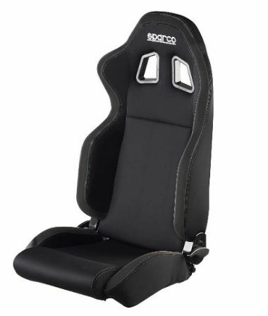 Sparco r100 schwarz kunstleder - schwarz,