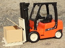 RC GABELSTAPLER + Zubehör 28cm mit 6 FUNKTIONEN "Ferngesteuert 27 MHz"   87863