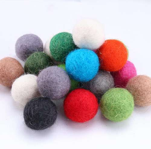 20pcs bunt filzkugeln wollfilz - 20pcs,