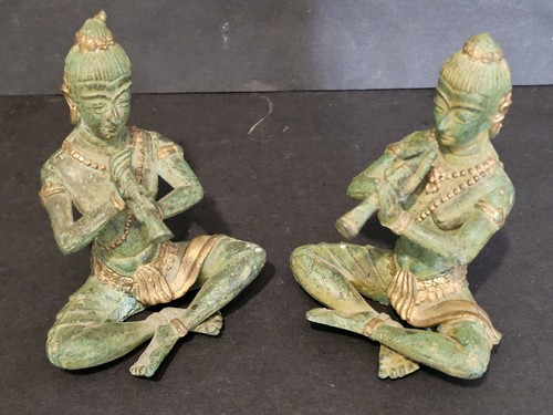 Antikes paar bronze - paar, thai