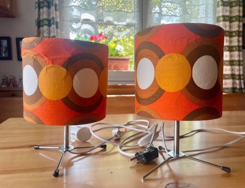Vintage 70er jahre lampen set - vintage,