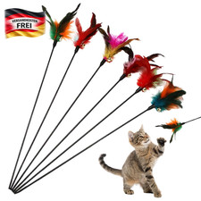 Katzenspielzeug Federn