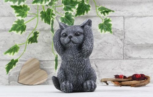 Steinfigur katze 208 - steinfigur, 208/1