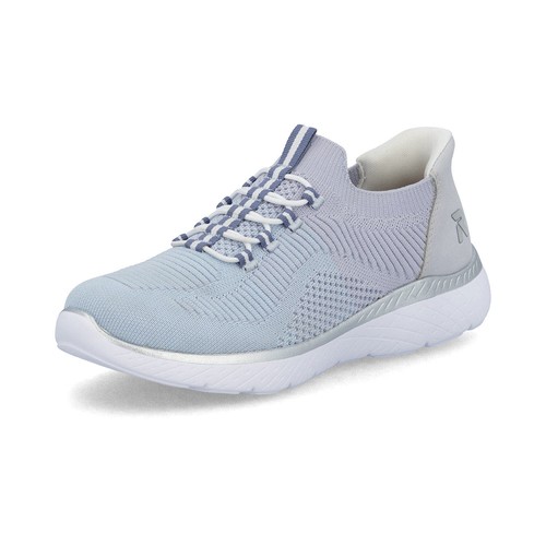 Rieker damen slipper hellblau - rieker,