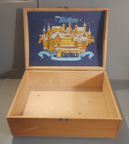 Schöne alte holzkiste - schöne,