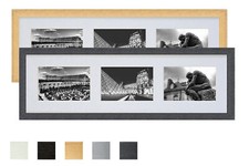 Collage Holz Bilderrahmen Galerie mit Passepartout für 3 Bilder  10x15 13x18 
