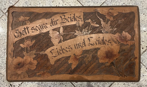 Antik wandbild jugendstil hand - jugendstil,